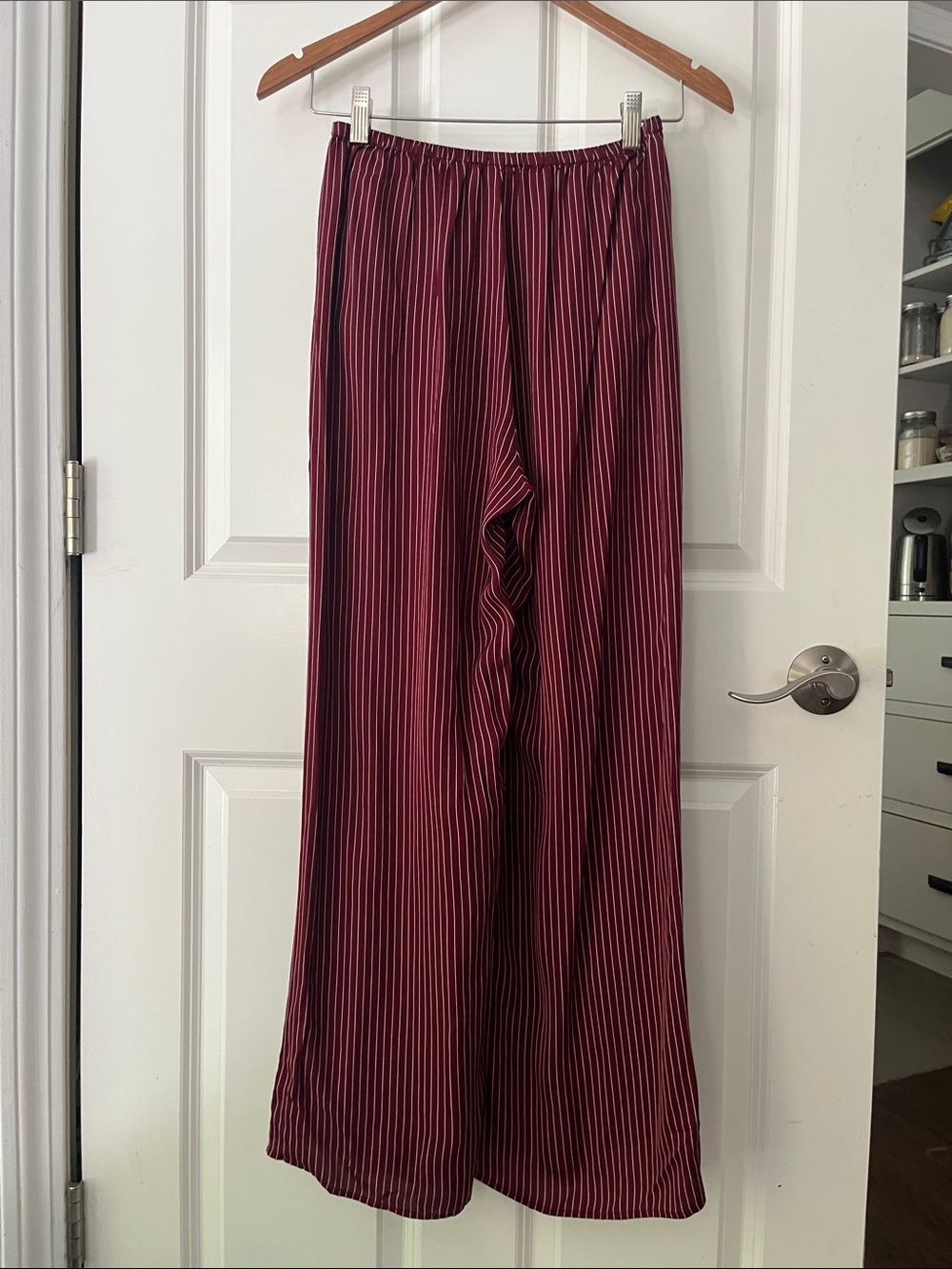 NWOT J. Crew Cosmo pant in stripe Inky Burgundy Sz XS - Picture 7 of 7